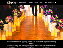Tablet Screenshot of helixcandles.com